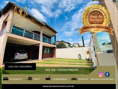 Casa em Condomínio para Venda, em RA XXX Vicente Pires, bairro Vicente Pires, 4 dormitórios, 4 banheiros, 1 suíte, 6 vagas